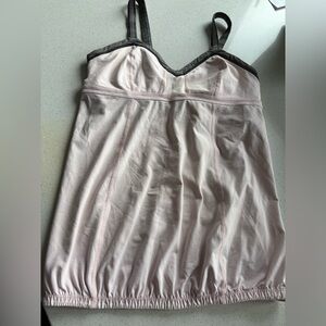 lululemon athletica Pink and Gray Tank Top
